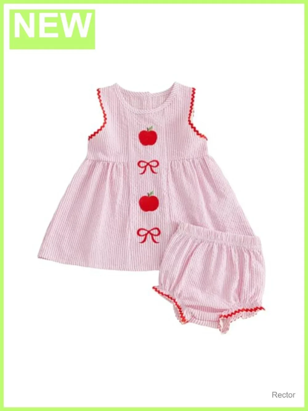 Baby Girl Sleeveless Bowknot Dress Top and Bloomers Shorts Set Toddler Outfit